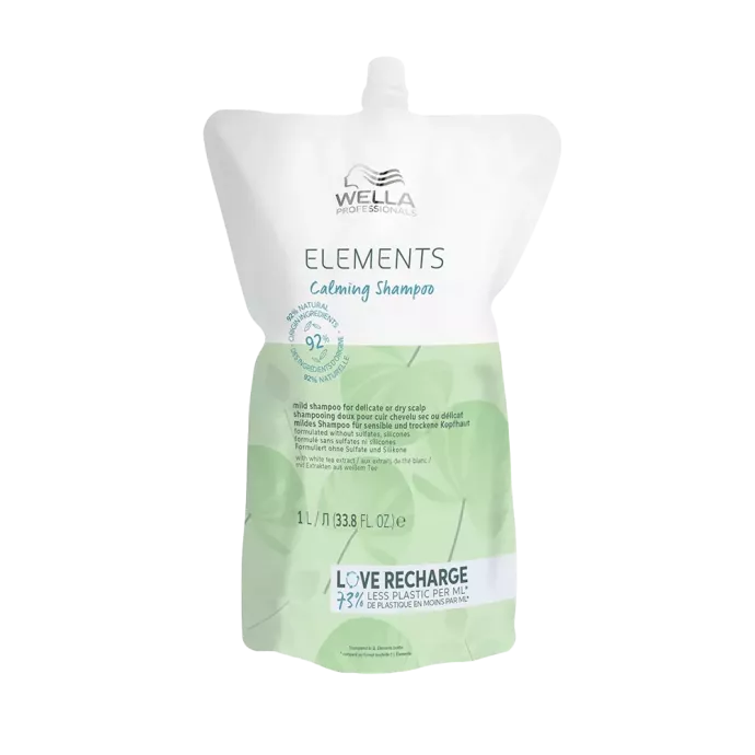 Shampoing doux cuir chevelu sensible - Wella - Elements Calming - 1000ml