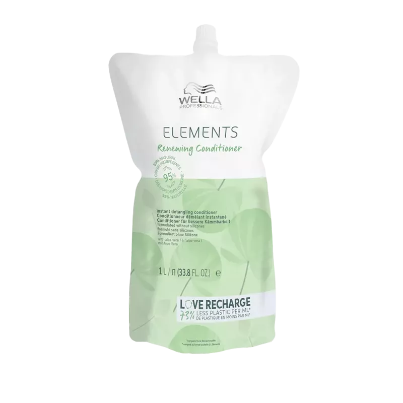 Conditionneur démêlant instantané - Wella - Elements Renewing - 1000ml