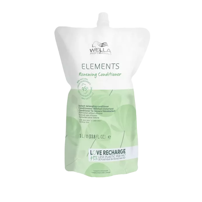 Conditionneur démêlant instantané - Wella - Elements Renewing - 1000ml