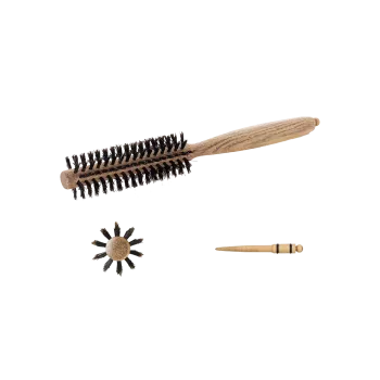 Brosse brushing en poil de sanglier - Hairbrushes - Natural wood - Diam 10mm