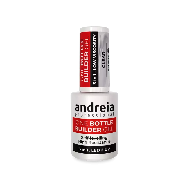 Gel de construction 3 en 1 transparent - Andreia - One Bottle Builder - 14ml