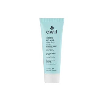 Crème de nuit peaux normales a mixtes certifié Bio - Avril - 50 ml