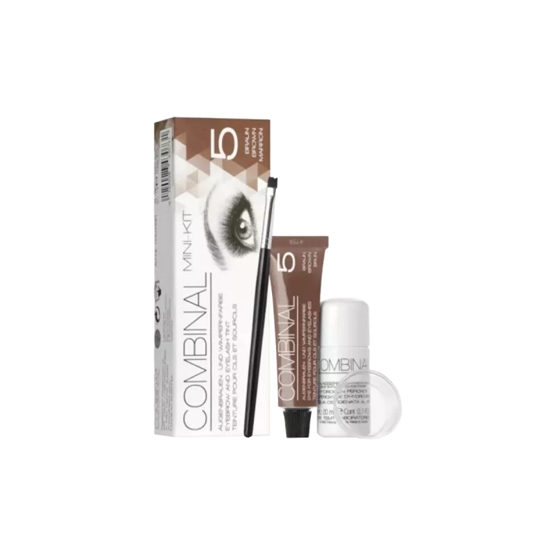 Kit teinture cils et sourcils - Combinal - Brun