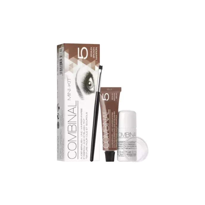 Kit teinture cils et sourcils - Combinal - Brun