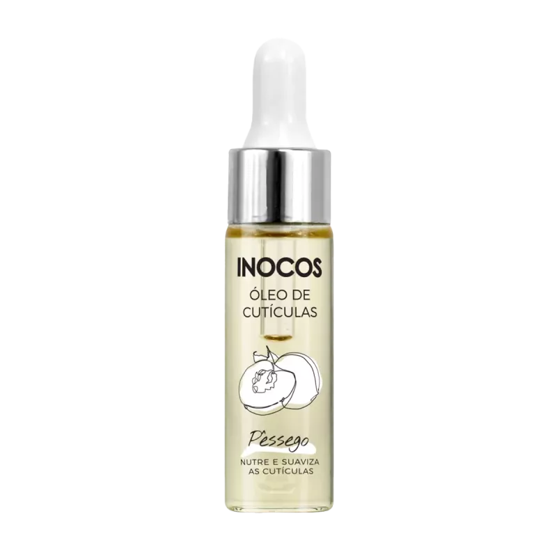 Huile à cuticule nourrissante - Inocos - Pêche - 15ml