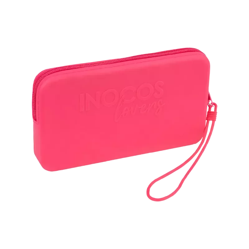 Pochette en silicone rose - Inocos lovers