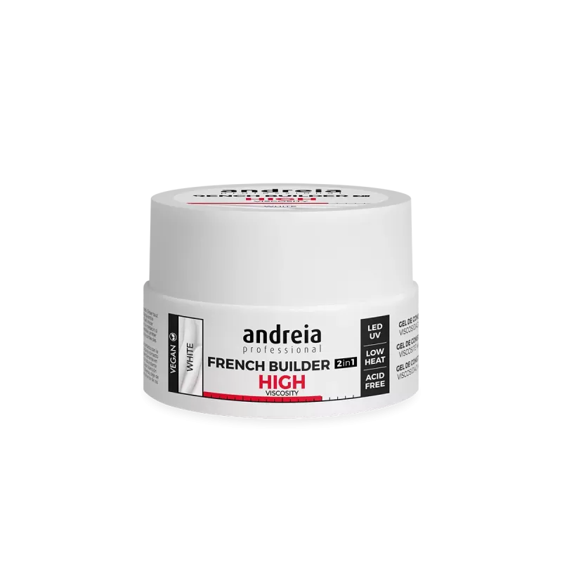 Gel de construction texture épaisse blanc - Andreia - High white - 22gr