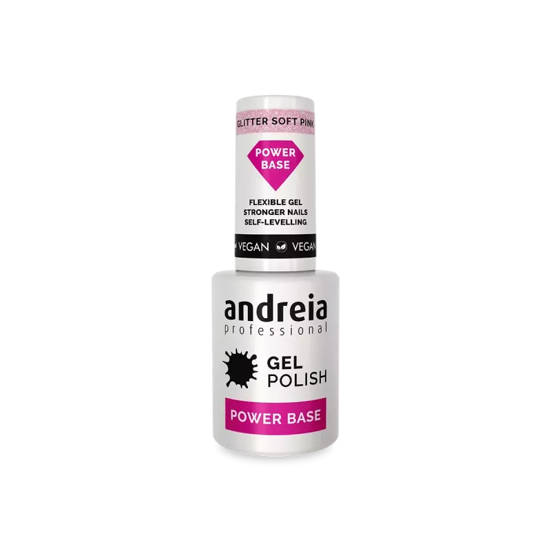 Power Base - Glitter Soft Pink - Andreia - 10,5ml