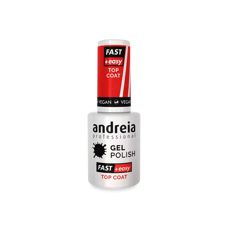 Top coat pour semi-permanent retrait facile - Andreia - Fast&amp;easy - 10.5ml