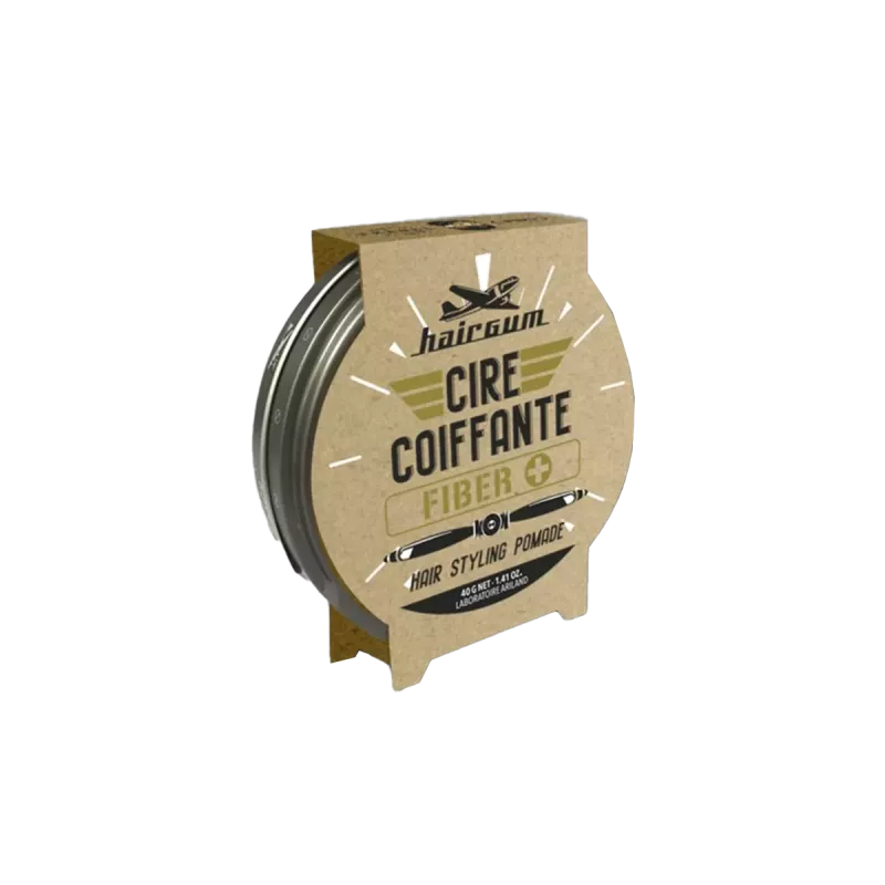 Cire coiffante fibreuse - Hairgum - Fiber+ - 40gr