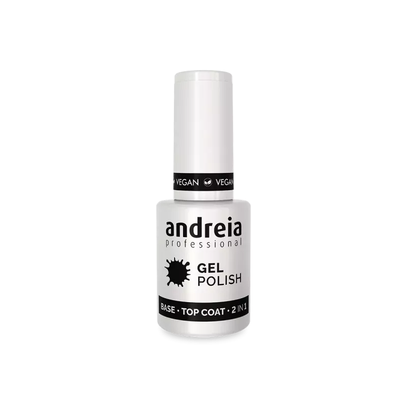 Base top coat 2 en 1 semi-permanent - Andreia - 10.5ml