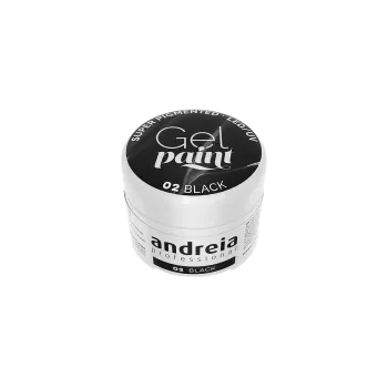 Gel paint ultra pigmenté - Andreia - 02 Noir - 4ml